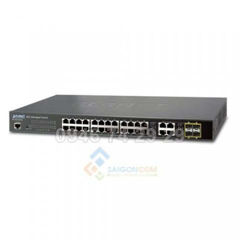 Switch Planet 28-Port 10/100/1000TX with 4 shared 100/1000FX SFP