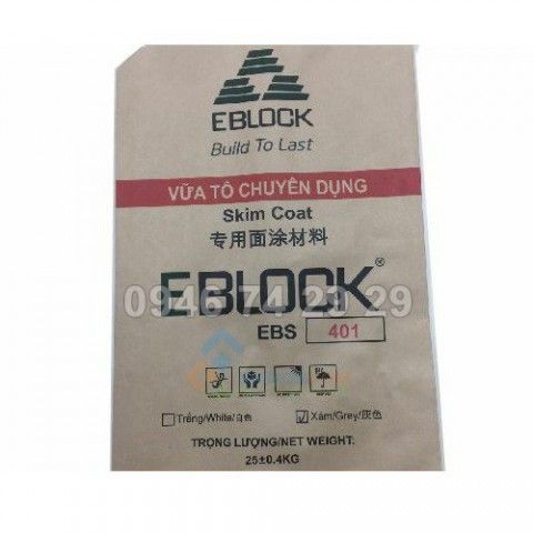 Vữa tô mỏng Skimcoat Eblock New ( 302 )
