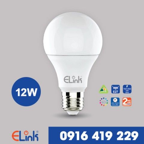 Bóng Đèn LED tròn ELINK 12W | EBB-A-12