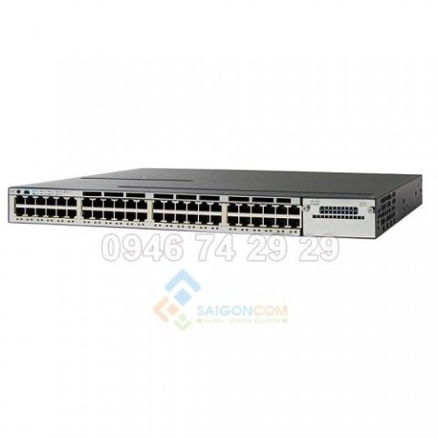 Switch Cisco WS-C3750X-48T-L ( 48Port 1GB) + Module Cisco SFP C3KX-NM-10GB ( renew)