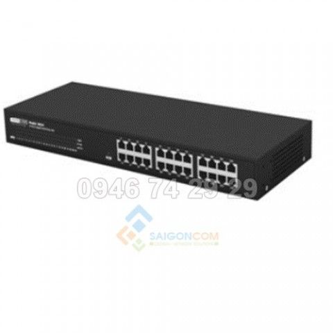 Switch Ruijie  24 cổng 10/100 BASE-T + 2 cổng combo 10/100/1000 BASE-T hoặc 2GE SFP RG-S1826