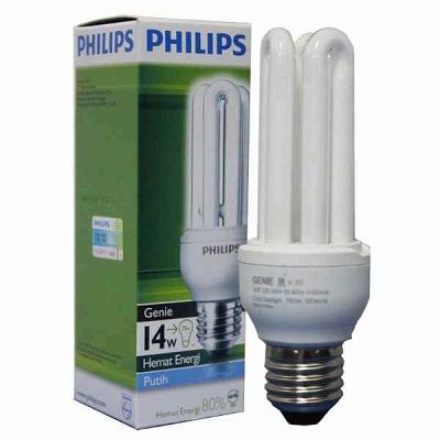 Bóng đèn ComPact Philips chữ U- 14W - E27