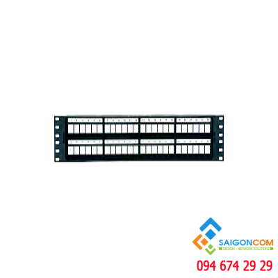 Patch panel frame NetKey™ 48-port