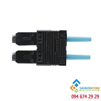 Fiber connector & adapter SC 50/125µm OM3/OM4 duplex