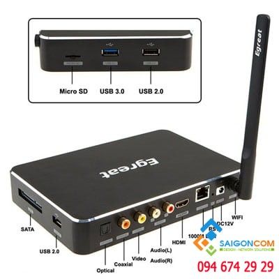 EGREAT A5 Android TV Box  2GB Ram