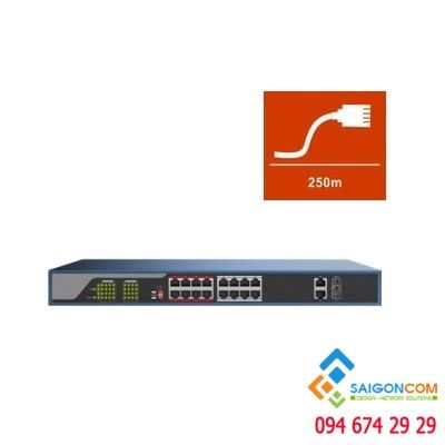 Switch POE HDPARAGON 16 port HDS-SW1016POE
