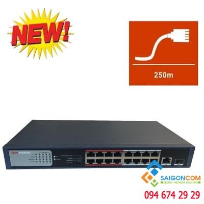 Switch POE HDPARAGON 8 port HDS-SW108POE/M