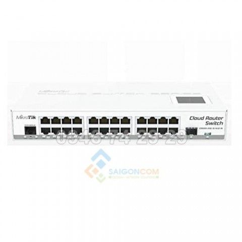 switch MikroTik CRS125-24G-1S-IN: 24x Gigabit Ethernet layer 3