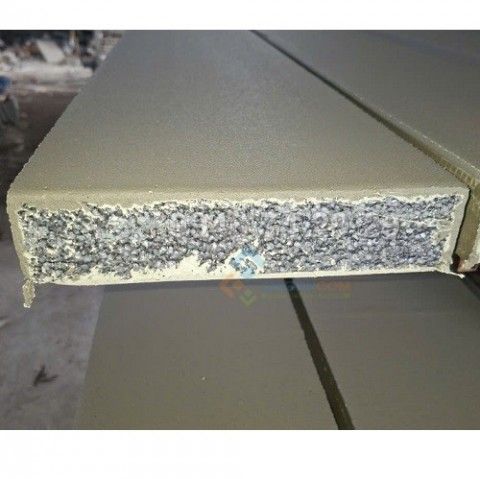 Tấm bê tông EPS 1200x500x60mm, bê tông 2 mặt 5mm