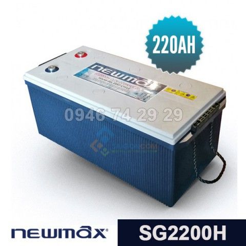 Ắc quy Newmax Solar GEL SG2200H (12V-220Ah)