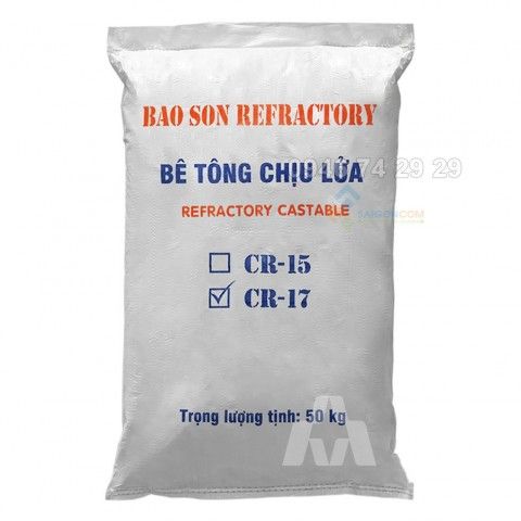 Bê tông chịu nhiệt CR 17 chịu nhiệt 1700°C