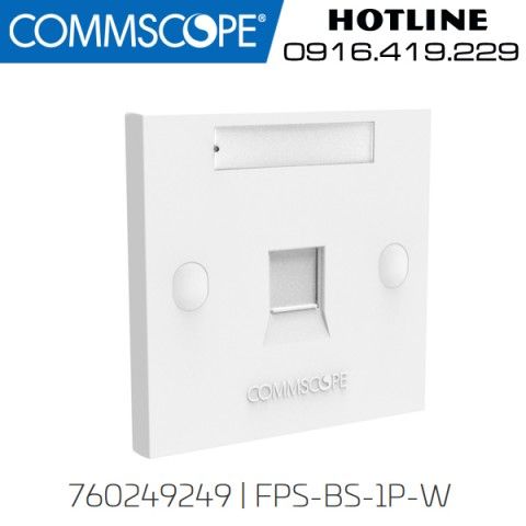 Mặt nạ mạng vuông Commscope 1 port (760249249)