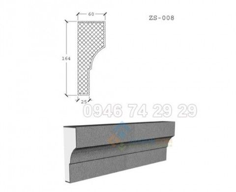 Phào chỉ EPS moulding ZS008