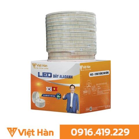 Đèn LED dây hắc trần 5730 2 hàng 240 bóng Việt Hàn VH25