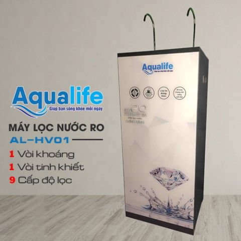 Máy lọc nước RO Aqualife 9 cấp độ lọc AL-HV01 (2 vòi)