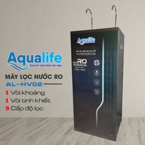 Máy lọc nước RO Aqualife 9 cấp độ lọc AL-HV02 (2 vòi)