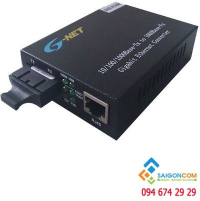 Chuyển đội quang điện Converter Gigabit Ethernet Dual Fiber HHD-220G-20 1000/100/10 2 sợi quang