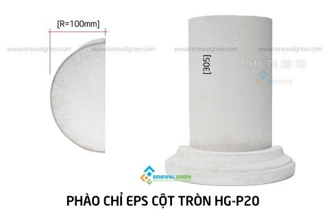 Phào chỉ EPS làm cột trang trí, phào chỉ EPS trang trí ngoại thất