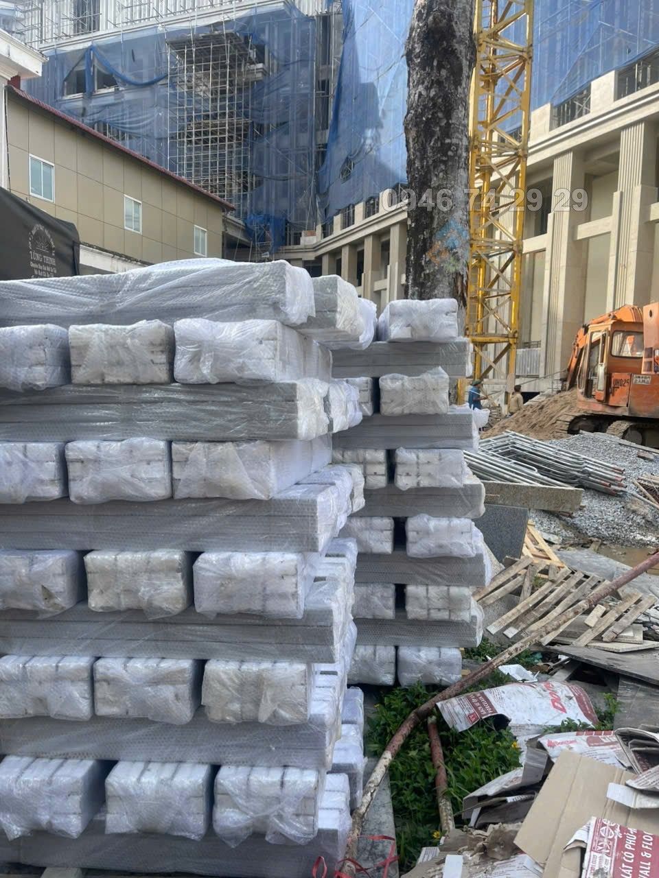 Giao thanh lam đến chân công trình