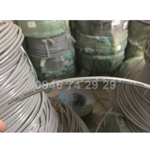 Dây IMATEK  Shield control cable  2G 0.5 mm2  300/500V PVC  IEC 60227
