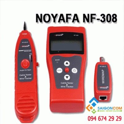 Máy Test mạng - cáp điện thoại- cáp đồng trục NF-308, Đo được số mét cáp