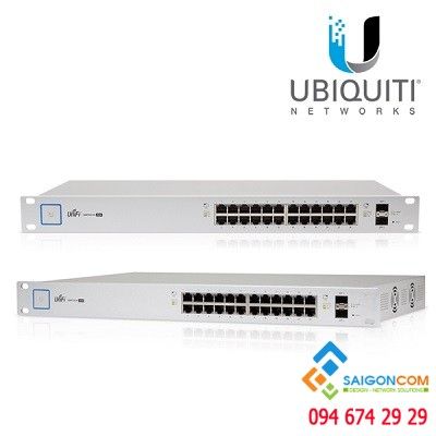 Bộ chia tin hiêu  Switch UBIQUITI Controller 24 port 10/100/1000+ 2 port SFP