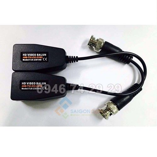 Video BaLun YJS-2301HD dùng cho camera AHD, HDTVI, HDCV