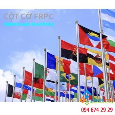 Cột cờ sợi thuỷ tinh ( COMPOSITE ) Bền - nhẹ - không nhiệm điện