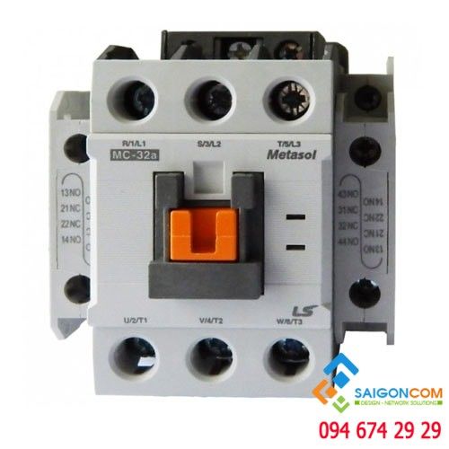 Khởi động từ Contactor LS 3P 32A 220VAC MC-32a