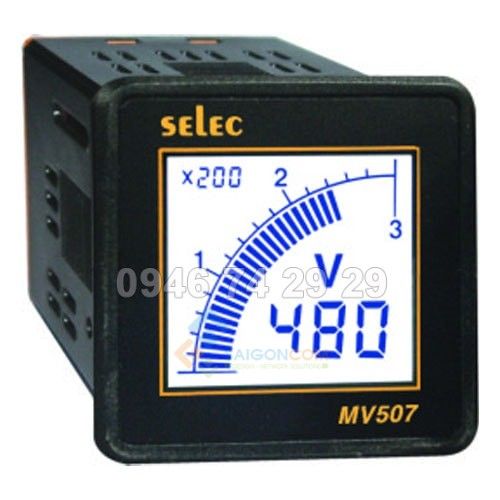 Đồng hồ đo điện áp VIPS 69VAC-500V - 96x96 - Veritek India