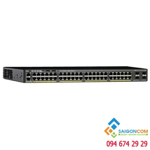 Bộ chia tín hiệu Switch CISCO  48 port Catalyst 2960-X 48 GigE, 2 x 1G SFP, LAN Lite
