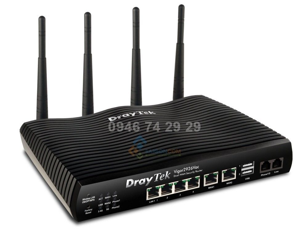 Router wifi draytek 2926- Dual-WAN Firewall VPN