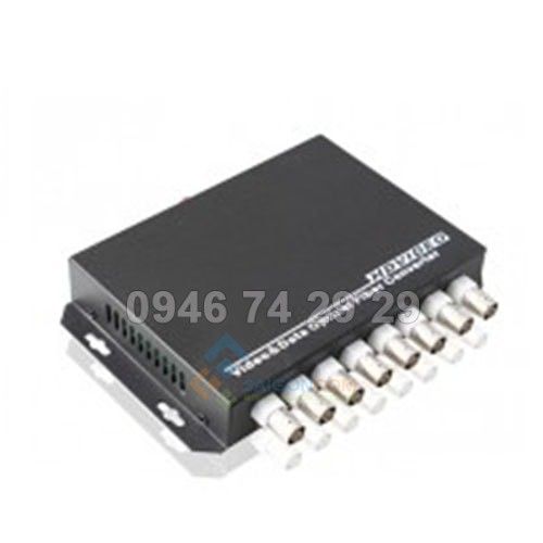 Converter Quang  to Video 8 Port + RS485