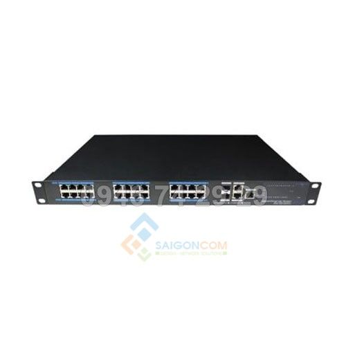 Switch ionnet 24 Ports PoE Full Gigabit Managed Ethernet , 802.3af/at, 6KV Lightning Protection, 480W
