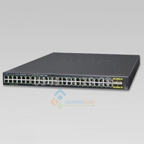 Switch Planet 48-Port 10/100/1000BASE-T + 4-Port 100/1000BASE-X SFP Managed Gigabit