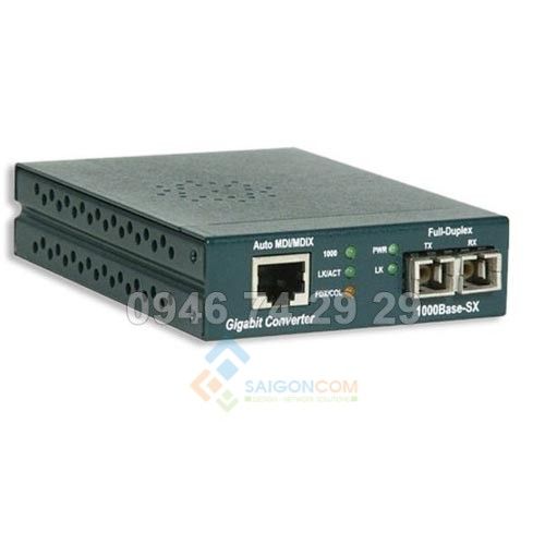 Bộ chuyển đổi quang điện AMP Gigabit Ethernet Media Coverter 1000 base - SX , SC, Multimode
