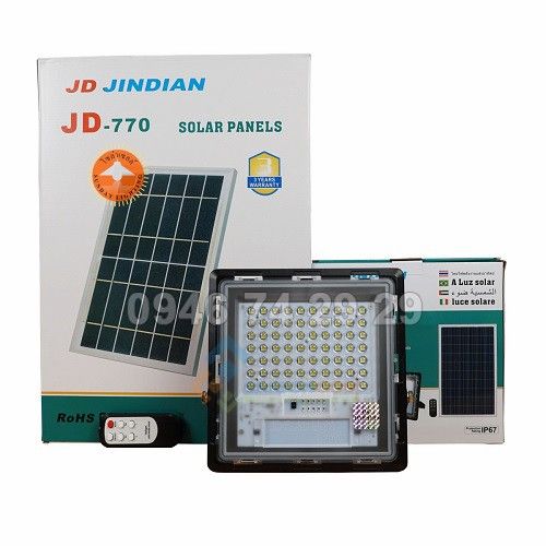 Đèn pha năng lượng mặt trời 70W JD-770