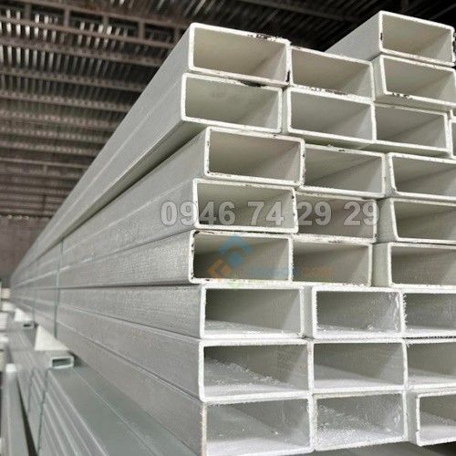 Thanh xà gồ nhựa compositer, vuông 60x160mm, dày 5mm cây 6 m