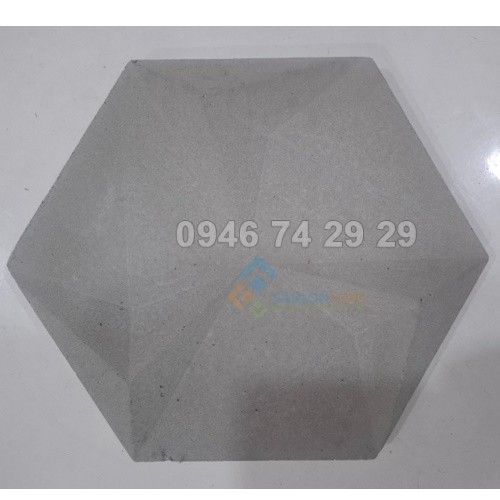 Gạch 3D bê tông nhẹ cốt sợi 220 x 260 x 20 mm