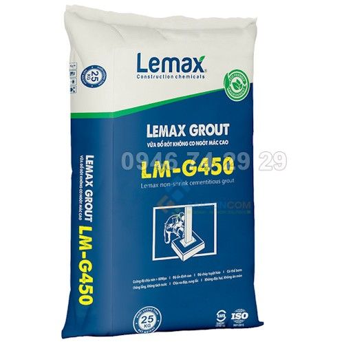 Vữa Grout dạng bột đã được trộn sẵn (Xám) – 25kg/Bao