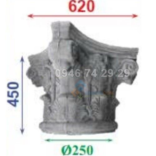 Đầu cột 450x620mm
