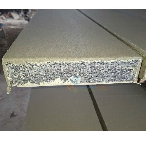 Tấm bê tông EPS 1200x500x60mm, bê tông 2 mặt 5mm