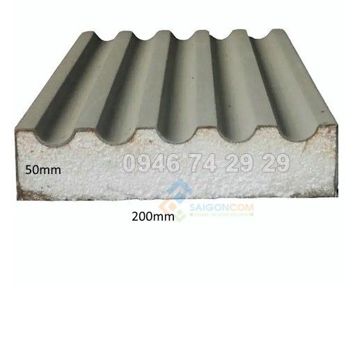 Phào chỉ  lam sóng EPS AH5 Kích thước 5x20x100cm