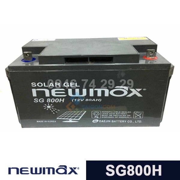 Ắc quy Newmax Solar GEL SG800H (12V-80Ah)