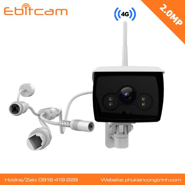 Camera 4G ngoài trời Ebitcam EBO2 - 2MP