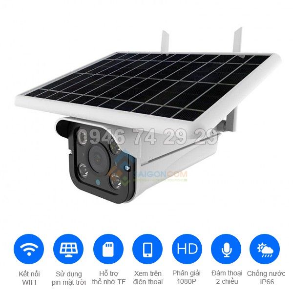 Camera năng lượng mặt trời A8-WIFI-PLUS
