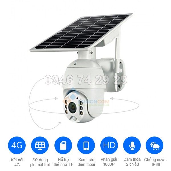 Camera năng lượng mặt trời Q3-4G