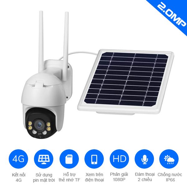 Camera năng lượng mặt trời YN90-4G