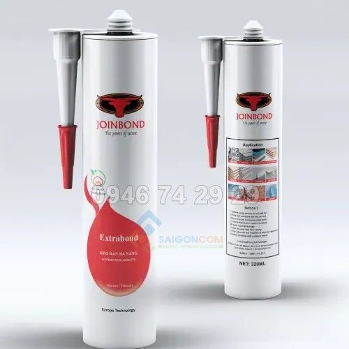 Keo Silicone Acid J300,  trắng, đen, trong  suốt