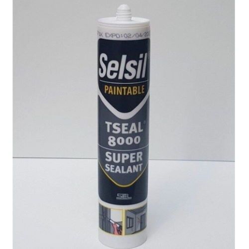 Chất trám tường gốc  Acrylic và Silicone Tseal 8000 -Selsil Tseal 8000 Super  Sealant
